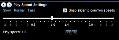 Play Speed Settings